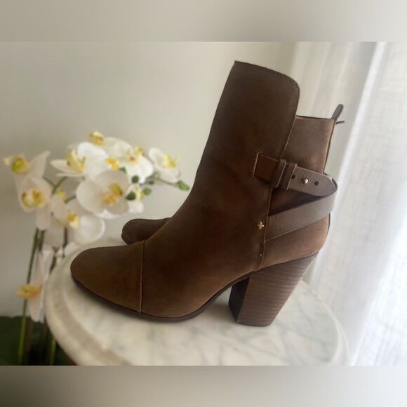 RAG & BONE Kinsey Distressed Leather Ankle Boots Size 41 US 11 - Picture 13 of 14